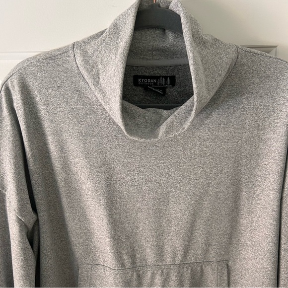 Kyodan Outdoor Ultra Comfortable Women's L Pullover Grey Thumbhole Soft - Picture 4 of 13